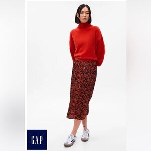 Gap Floral Midi Skirt
